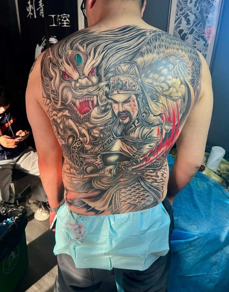 hình xăm quan công mở mắt 3