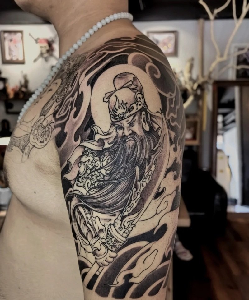 hình xăm quan công mở mắt 32