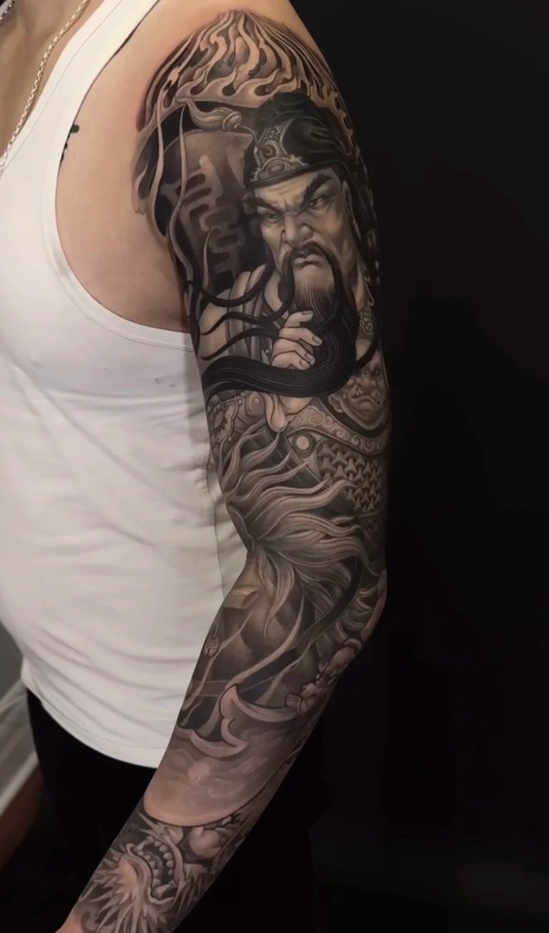 hình xăm quan công mở mắt 34