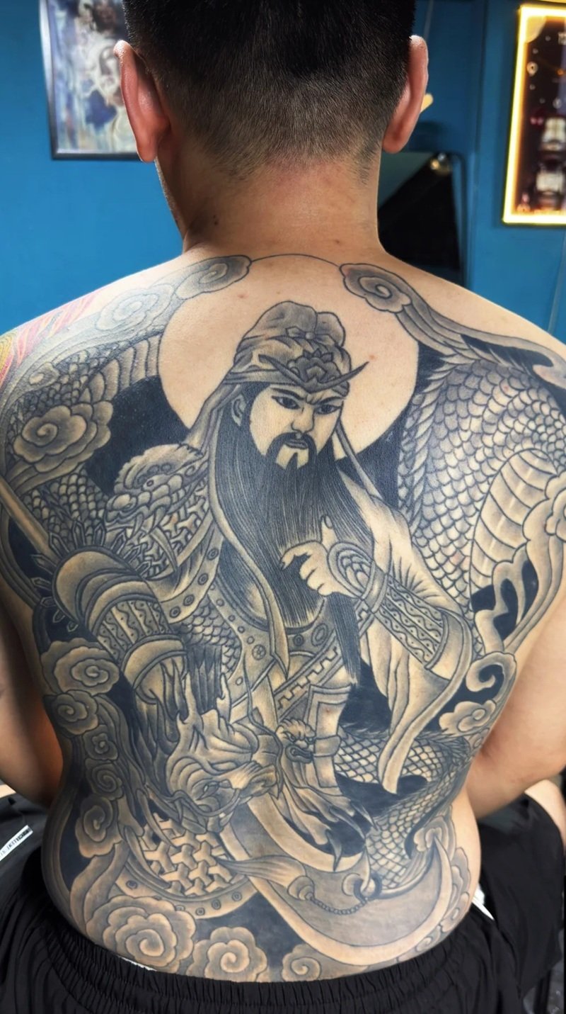 hình xăm quan công mở mắt 4