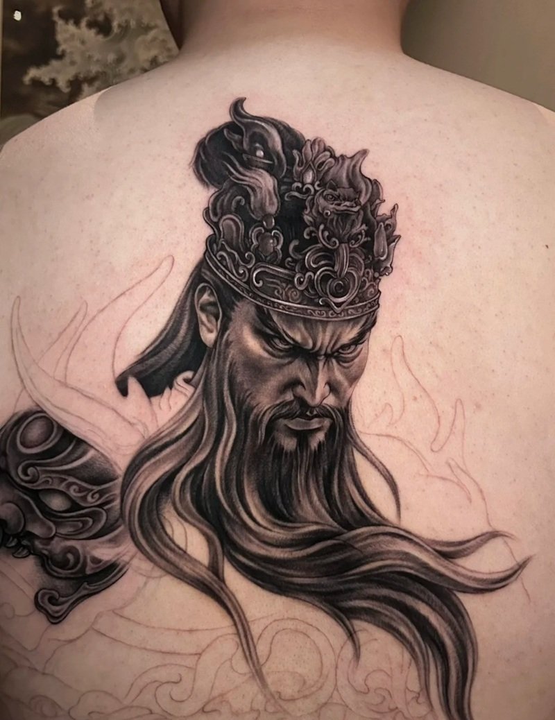 hình xăm quan công mở mắt 8