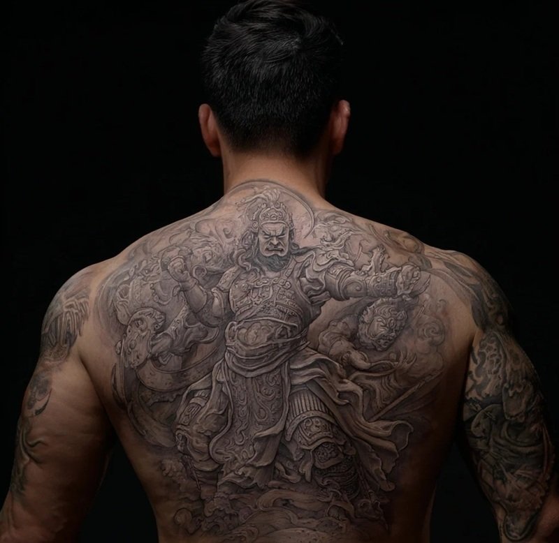 hình xăm quan công mở mắt 9