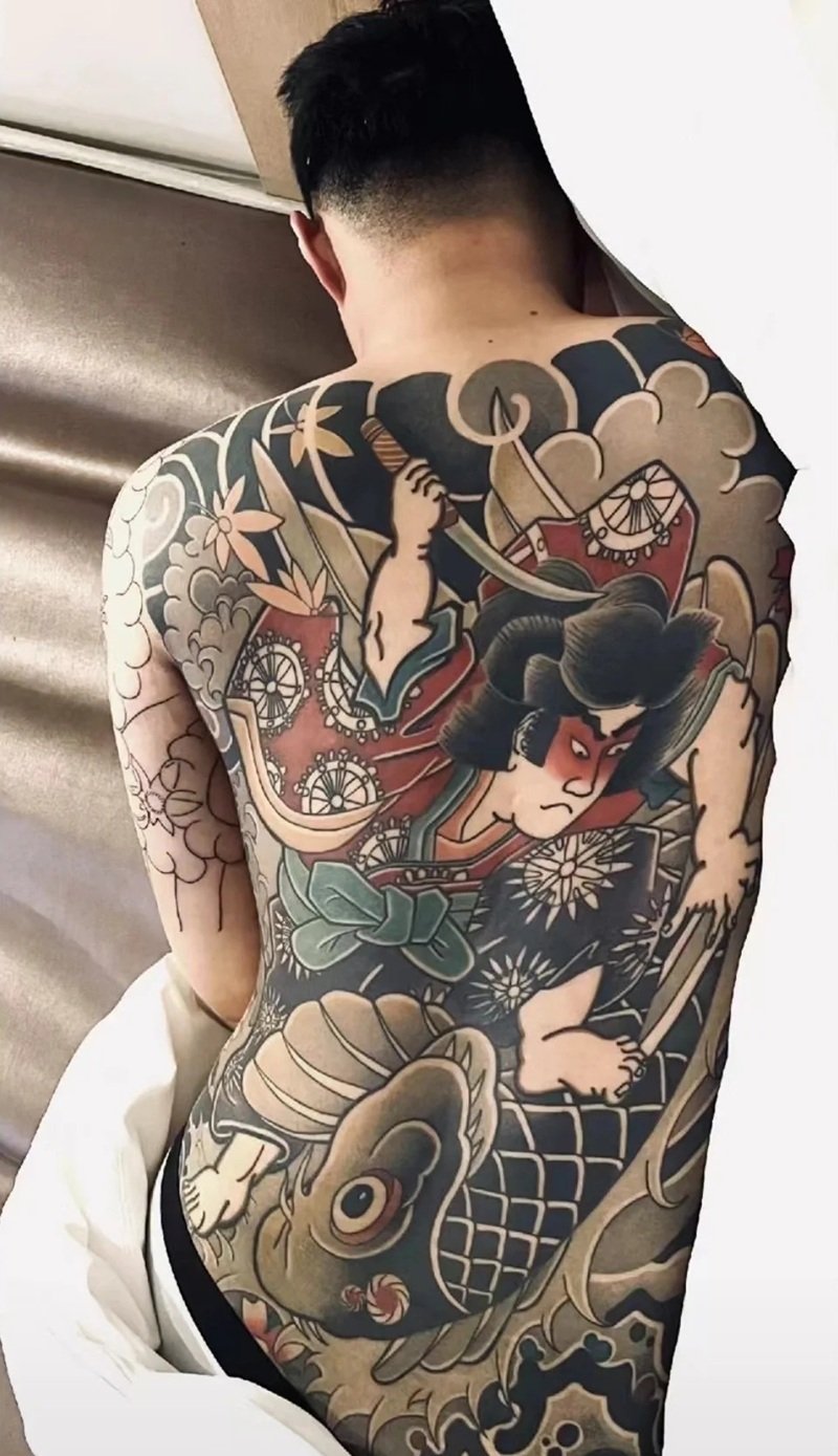 hình xăm samurai nhật cổ 2