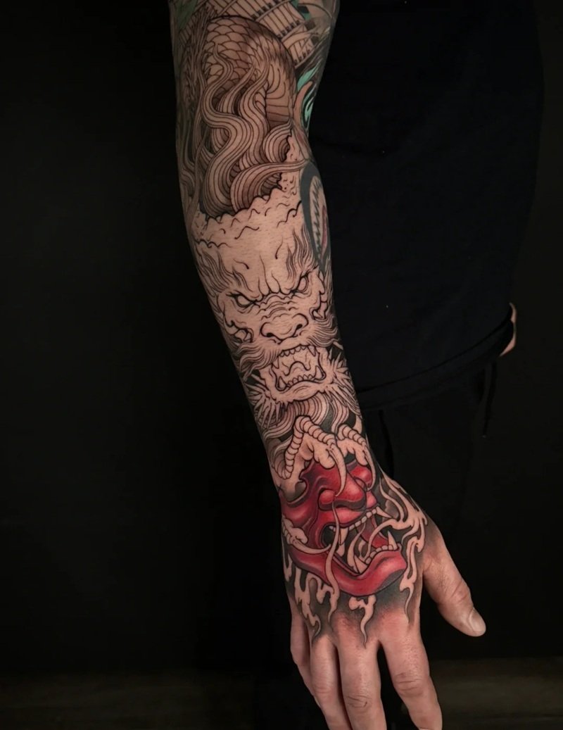 hình xăm samurai nhật cổ 6