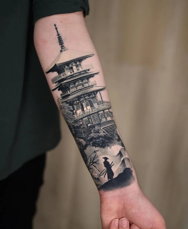 hình xăm samurai nhật cổ 8