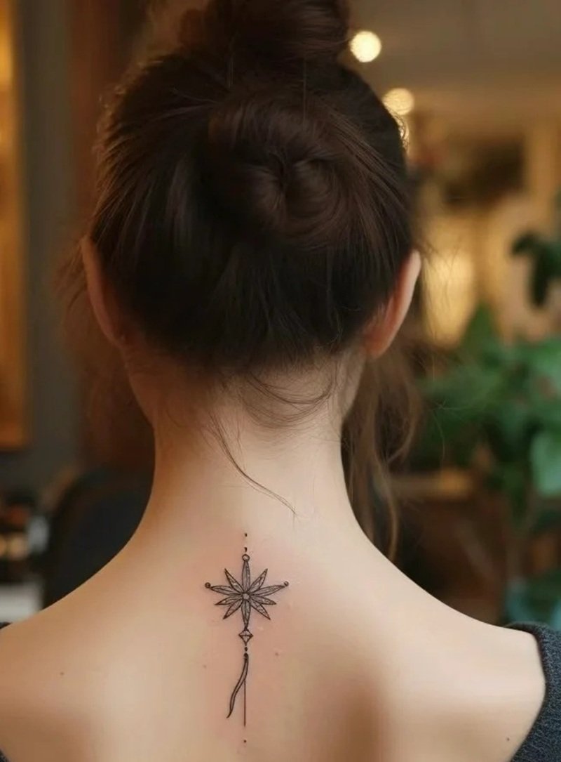 hình xăm sau gáy 30