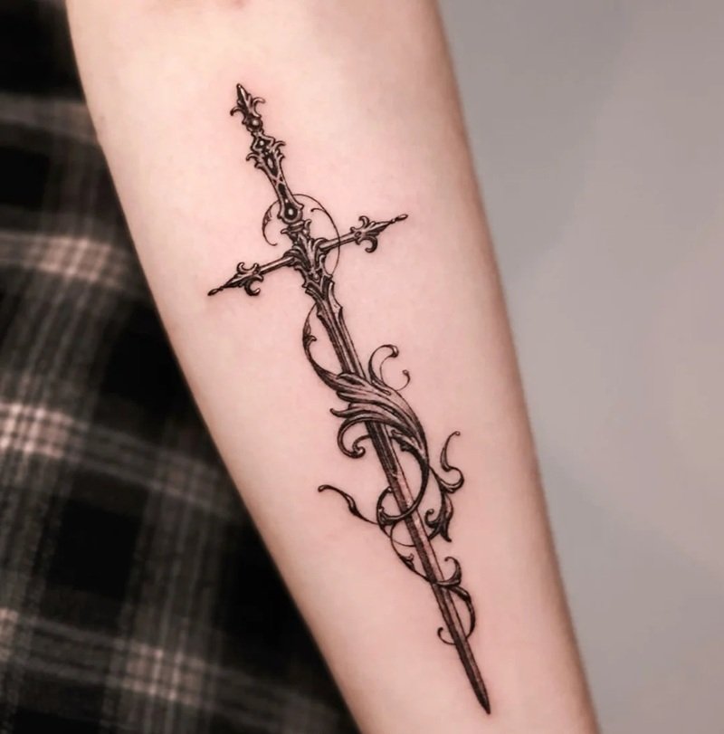 hình xăm thánh giá 18