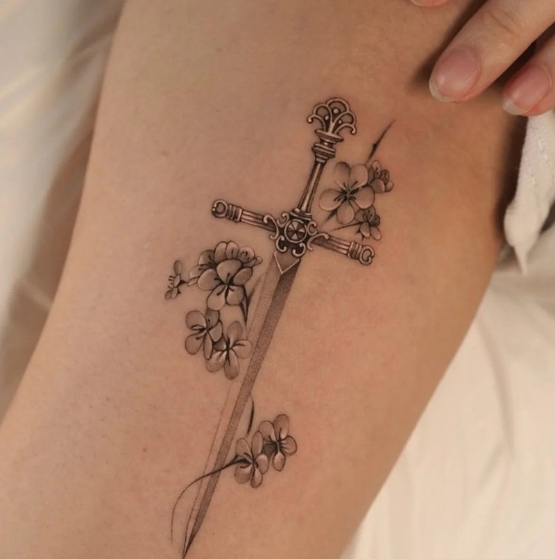 hình xăm thánh giá 24