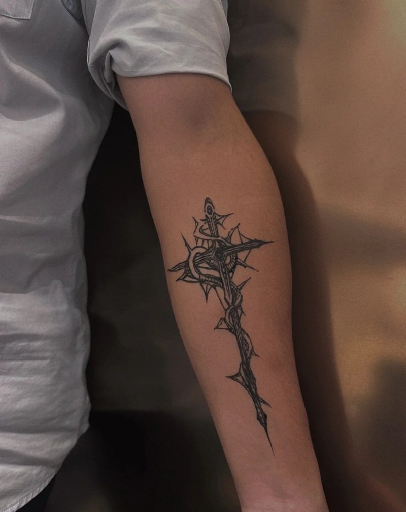 hình xăm thánh giá 30