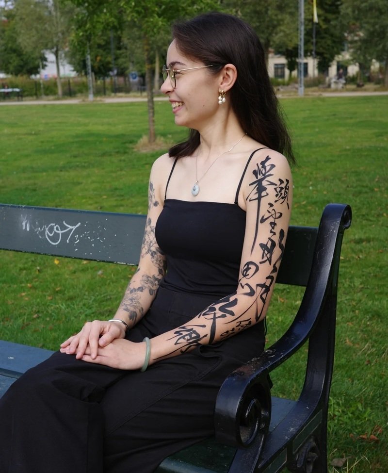 hình xăm tiếng trung 10