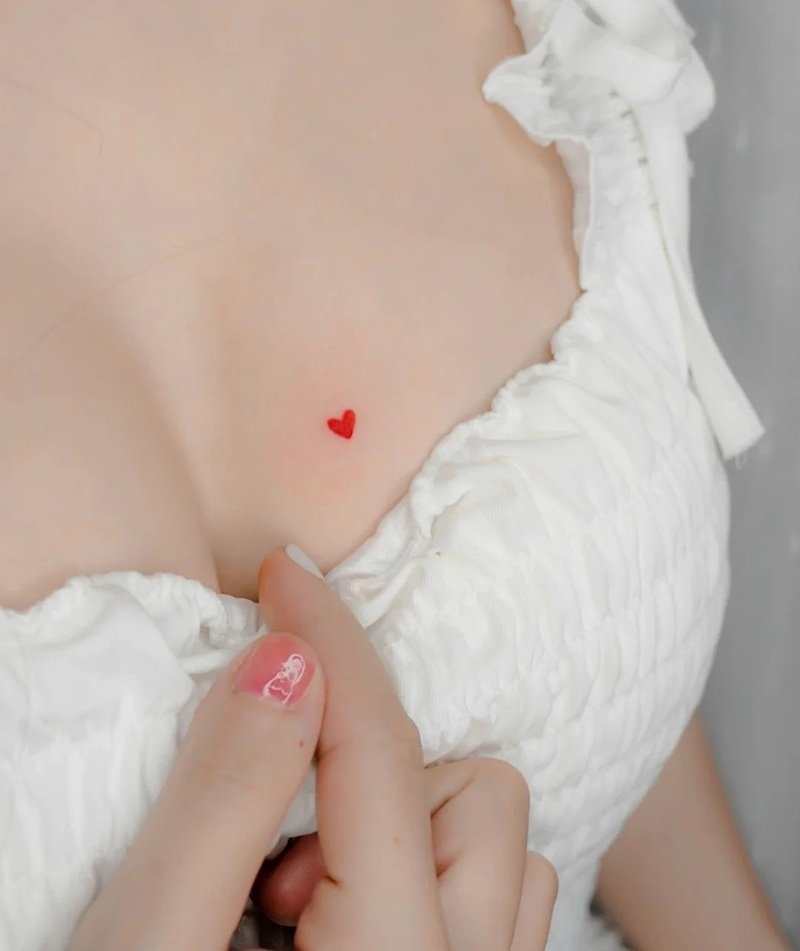 hình xăm trái tim 1