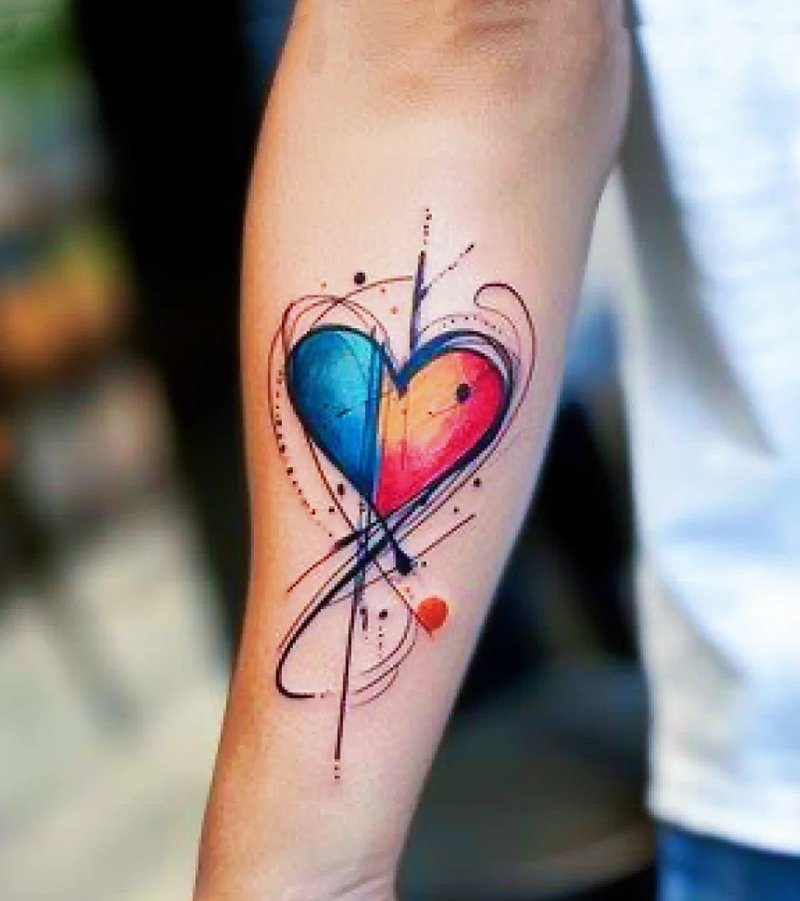 hình xăm trái tim 17