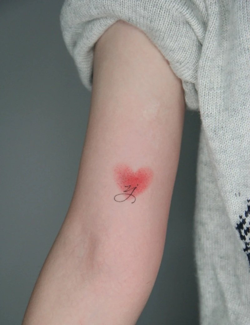 hình xăm trái tim 24