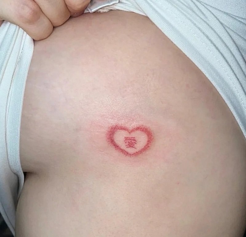 hình xăm trái tim 29