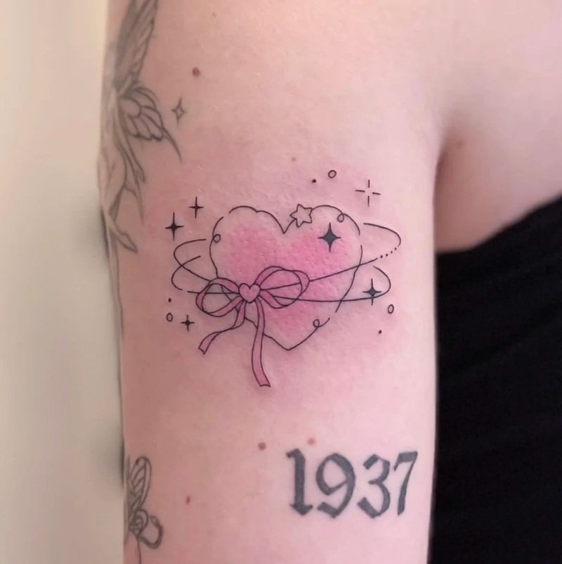 hình xăm trái tim 31