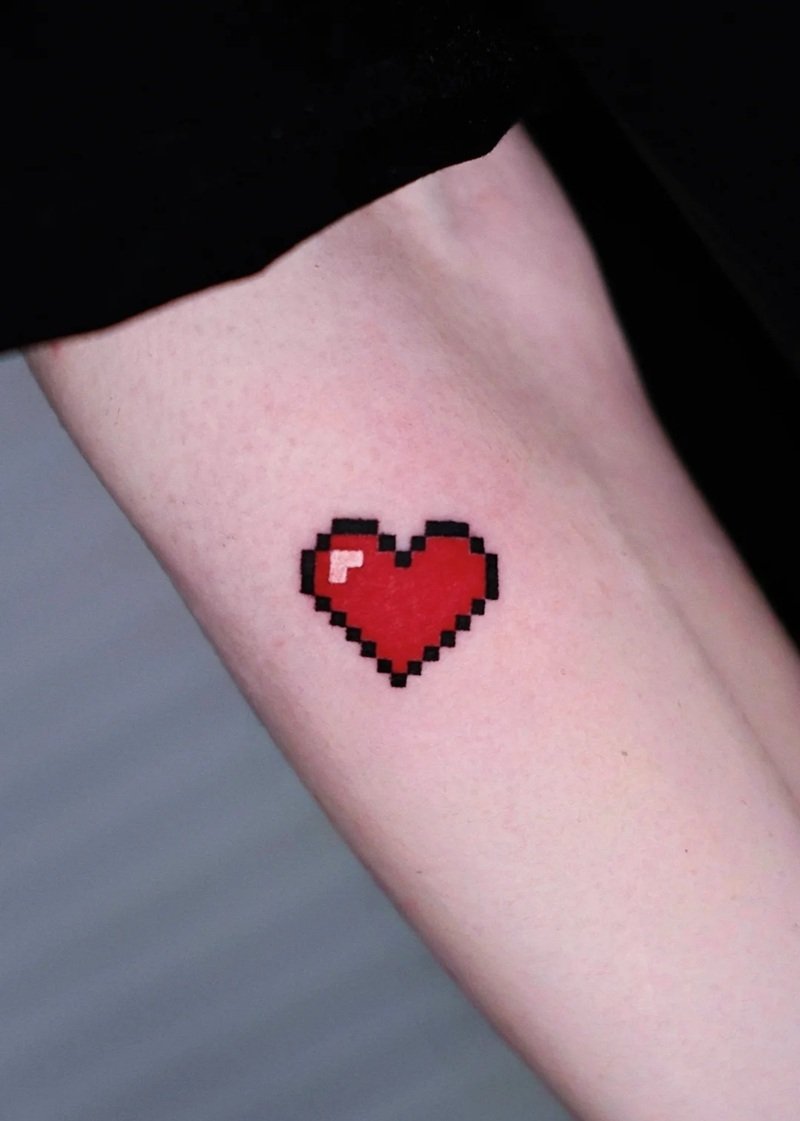hình xăm trái tim 35