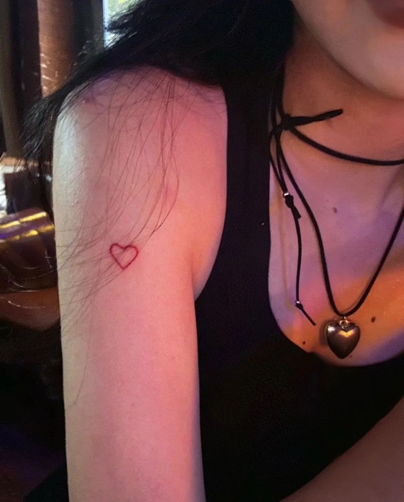 hình xăm trái tim 37