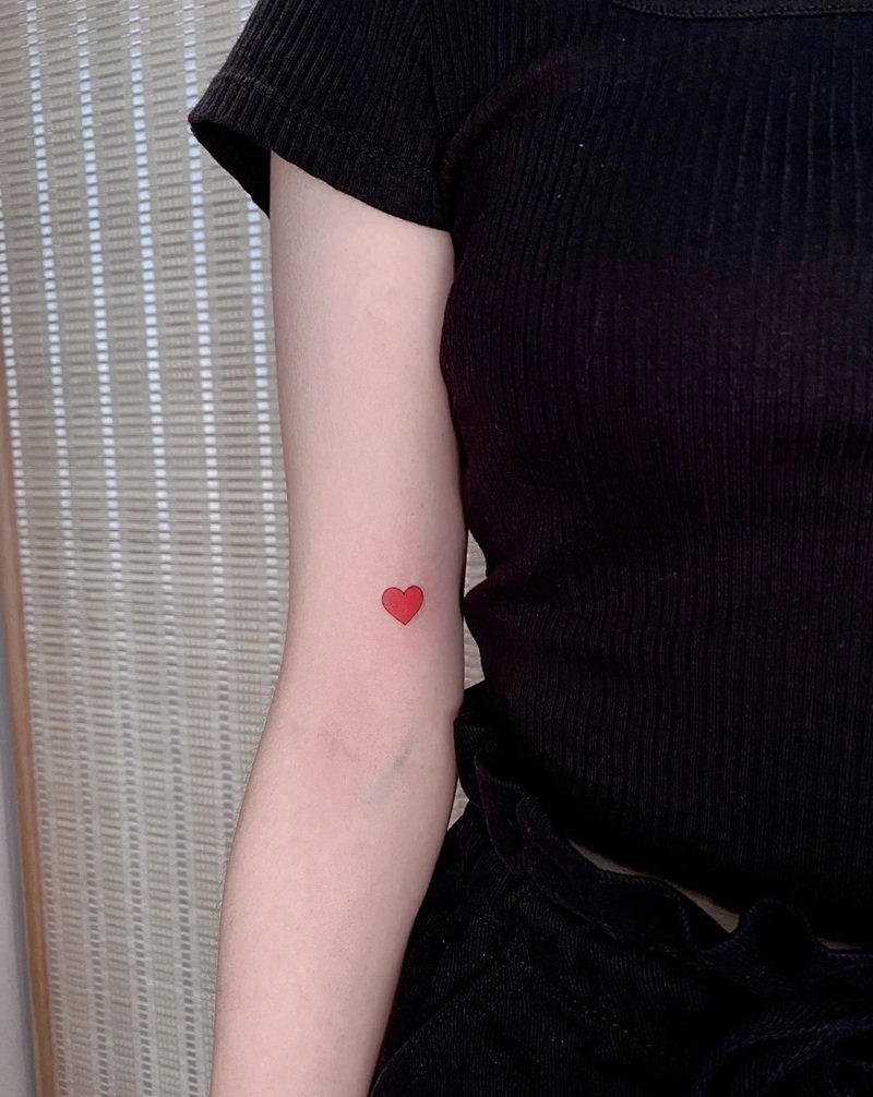 hình xăm trái tim 41