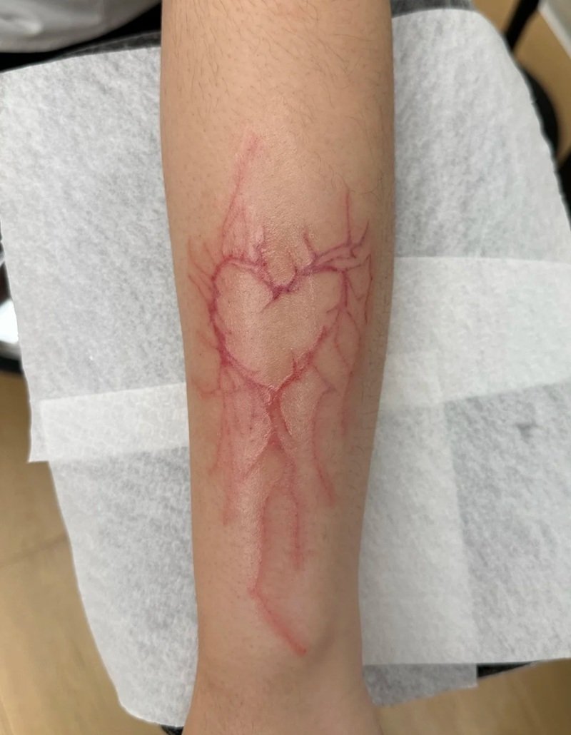 hình xăm trái tim 7