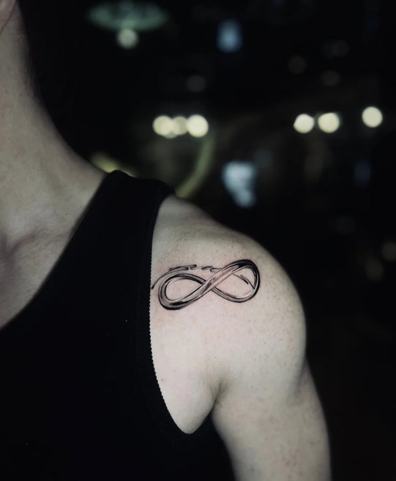 hình xăm vô cực 7