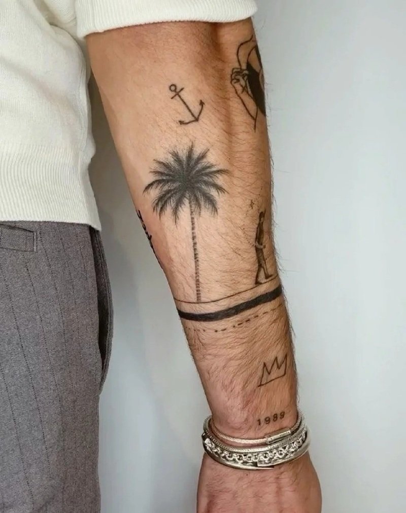 hình xăm vòng tay đơn giản 17