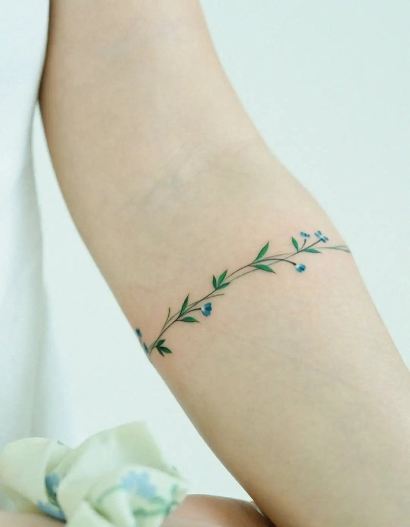 hình xăm vòng tay đơn giản 40