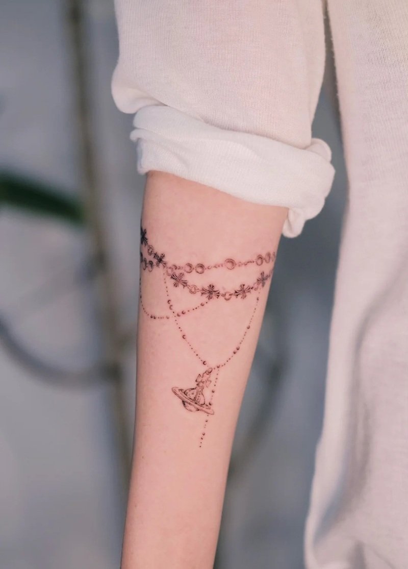 hình xăm vòng tay đơn giản 8