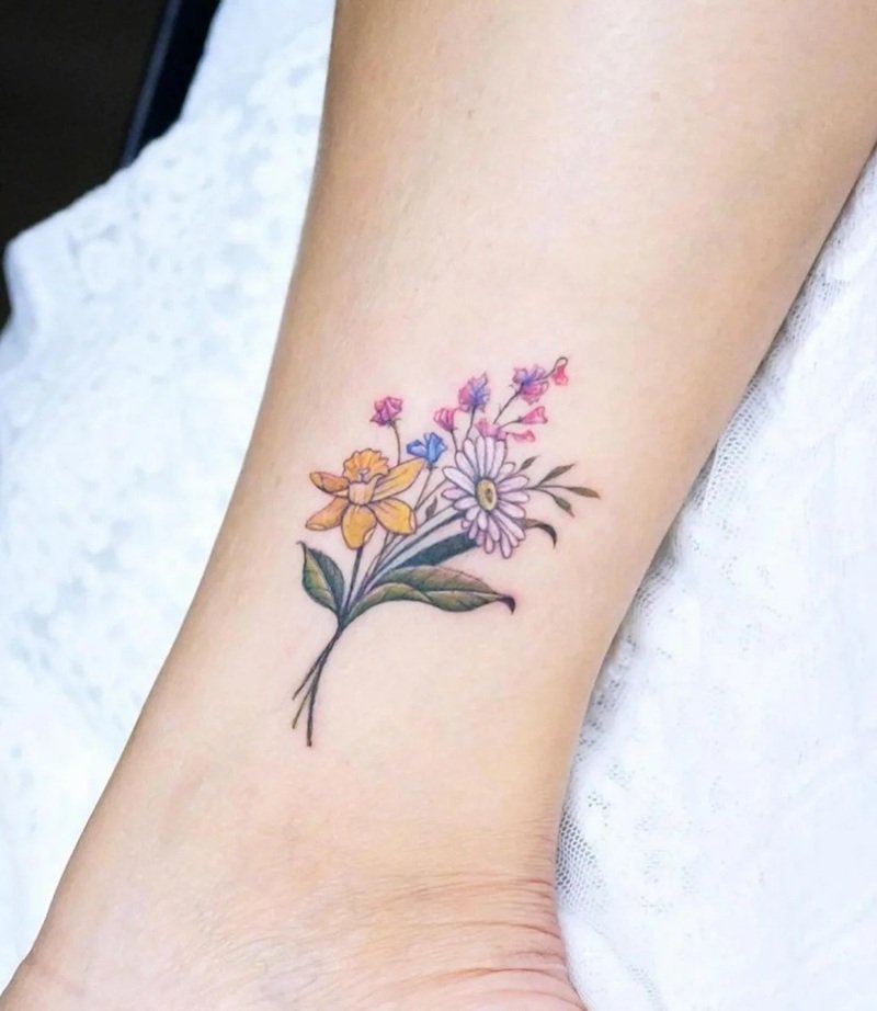 mẫu hình xăm chân nữ 29