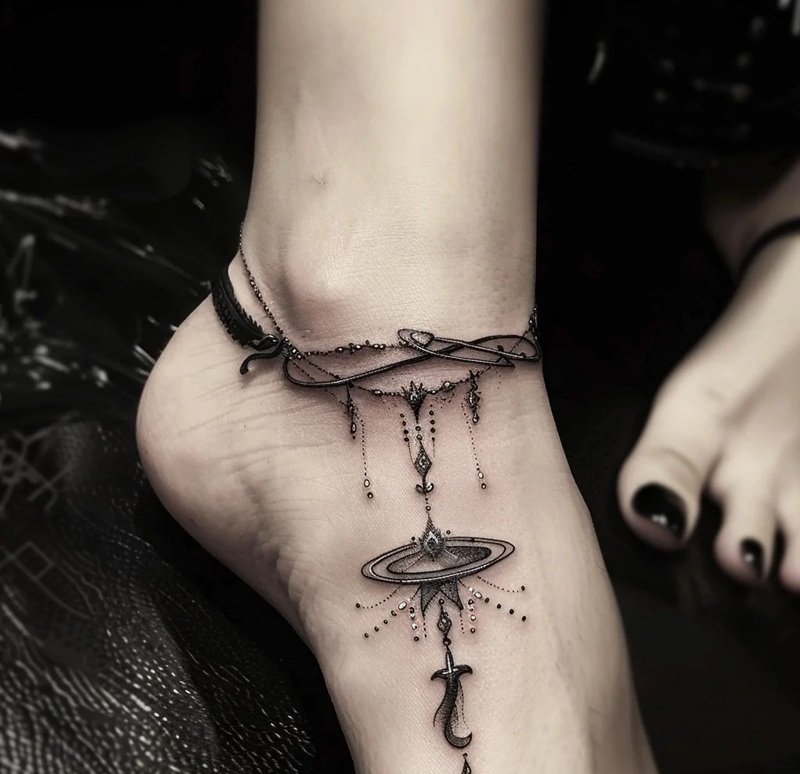 mẫu hình xăm chân nữ 33