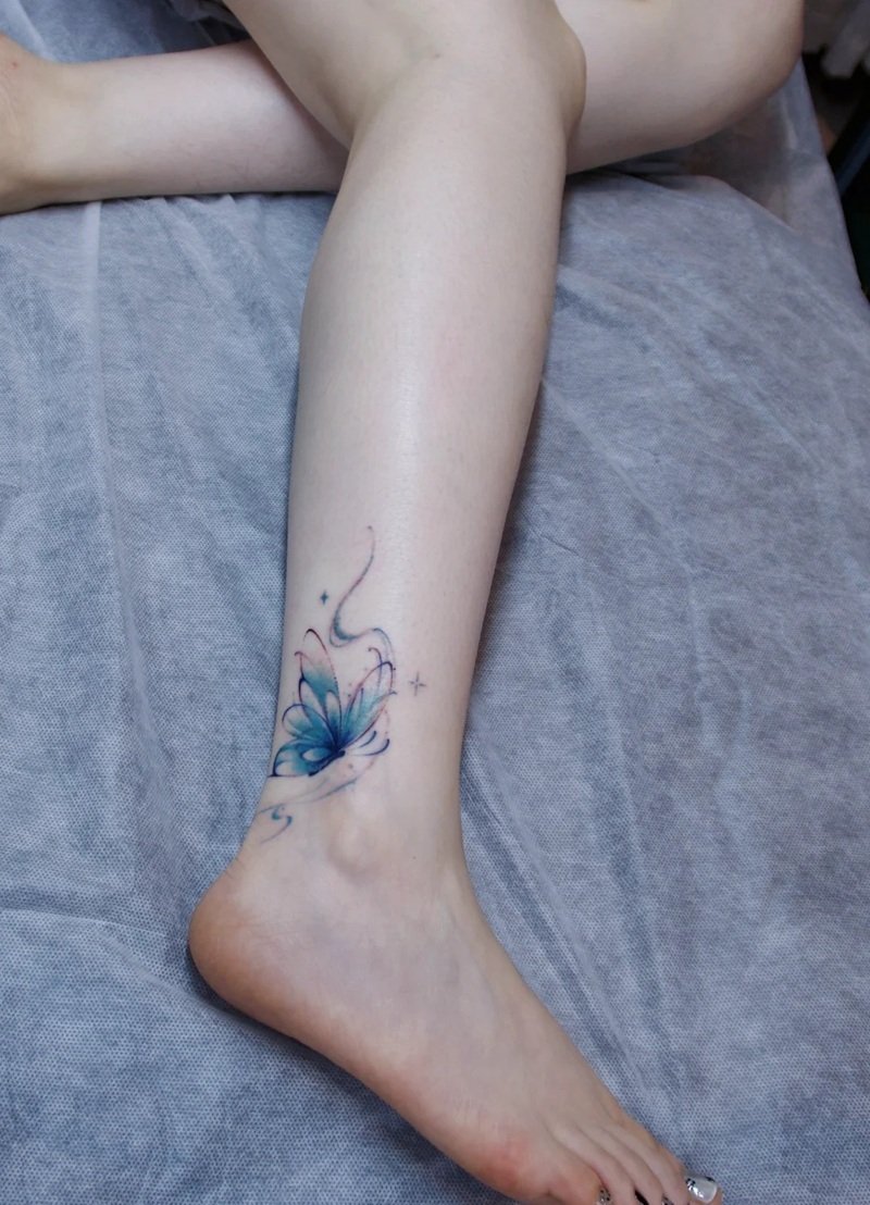 mẫu hình xăm chân nữ 37