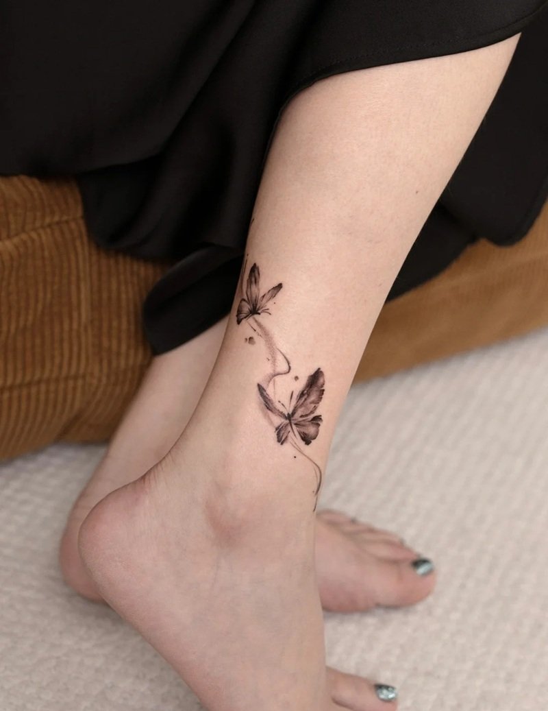 mẫu hình xăm chân nữ 5