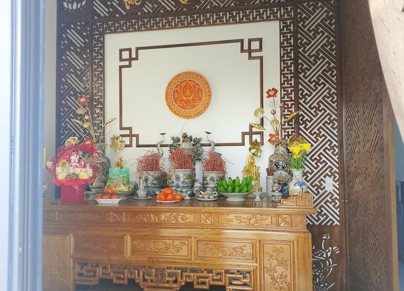 trang trí bàn thờ gia tiên 23