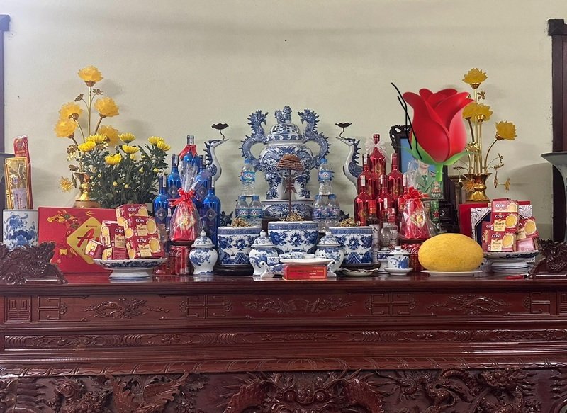 trang trí bàn thờ gia tiên 26