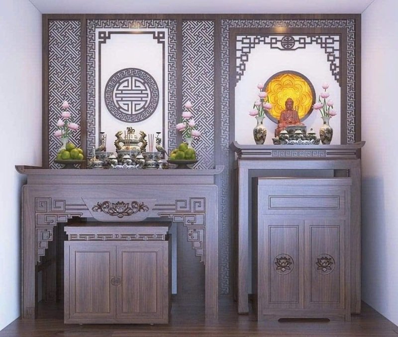 trang trí bàn thờ gia tiên 4