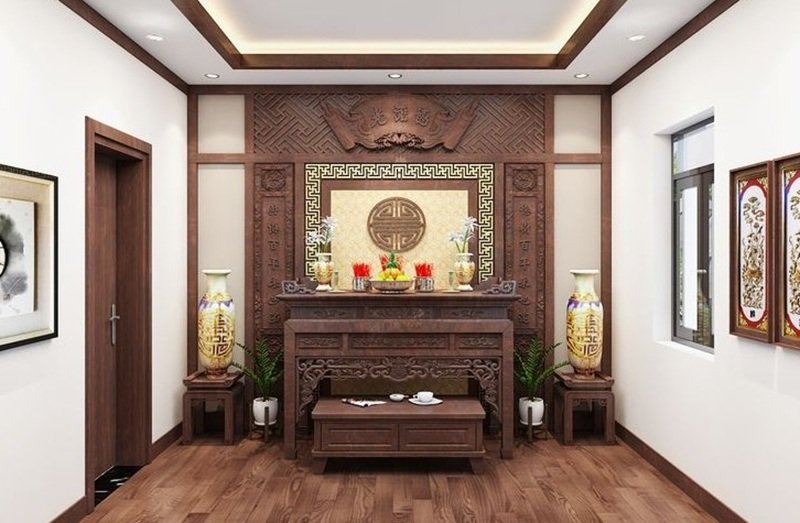 trang trí bàn thờ gia tiên 40