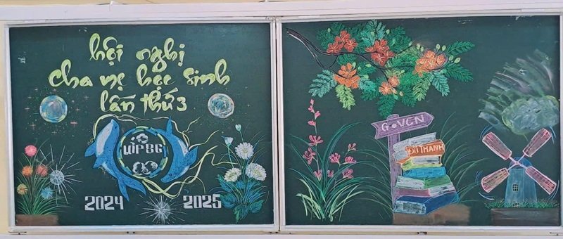 trang trí bảng họp phụ huynh 10