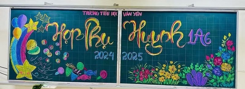 trang trí bảng họp phụ huynh 11