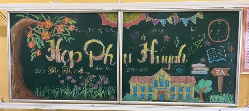 trang trí bảng họp phụ huynh 13