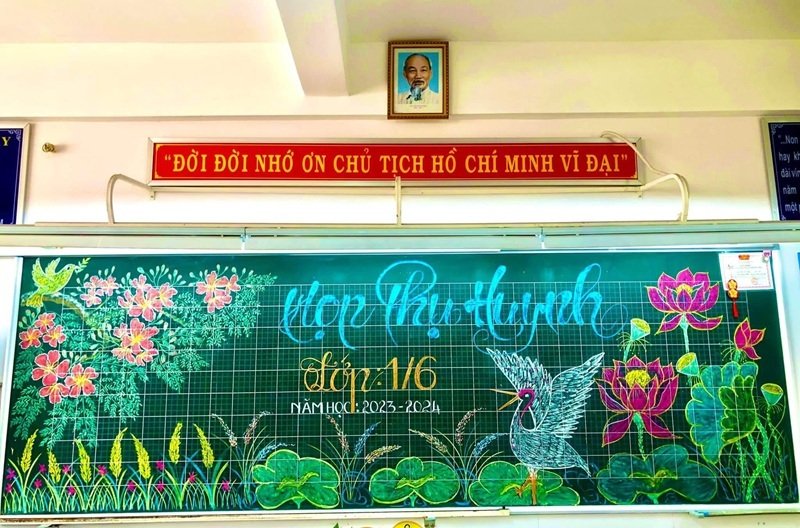 trang trí bảng họp phụ huynh 15