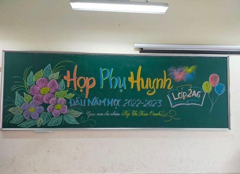 trang trí bảng họp phụ huynh 18