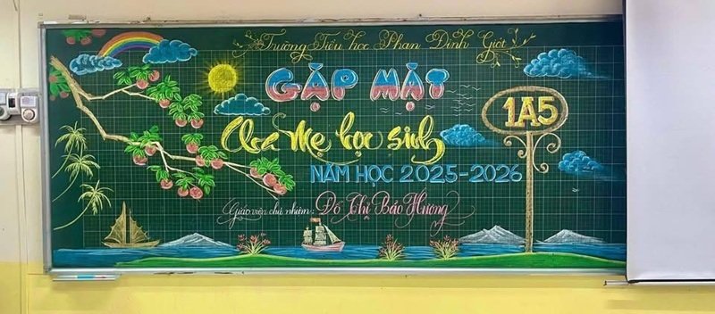 trang trí bảng họp phụ huynh 23