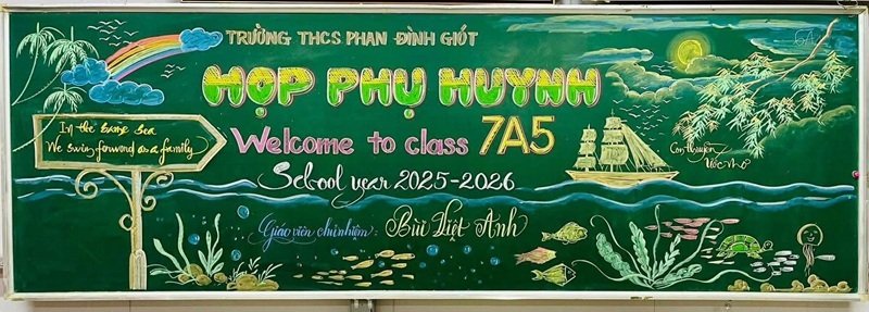 trang trí bảng họp phụ huynh 24