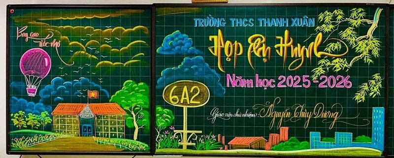 trang trí bảng họp phụ huynh 26