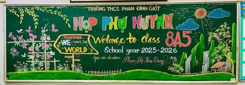 trang trí bảng họp phụ huynh 28