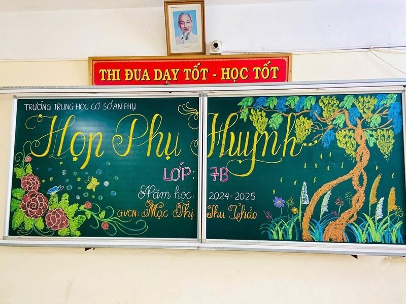 trang trí bảng họp phụ huynh 7