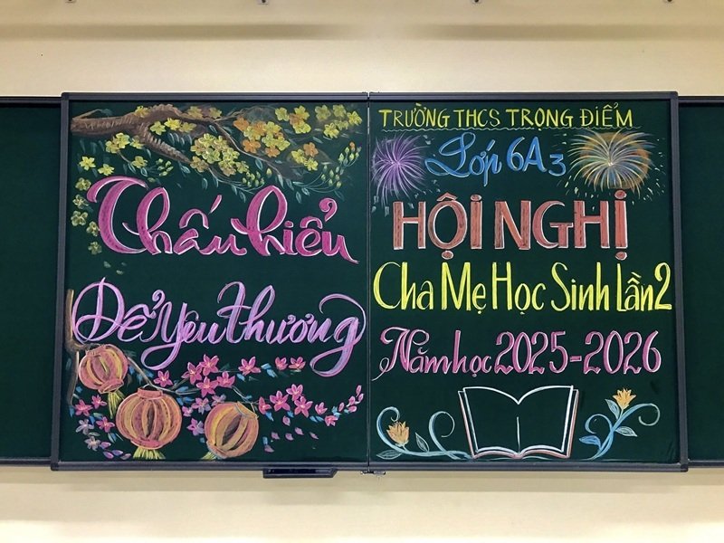 trang trí bảng họp phụ huynh 8