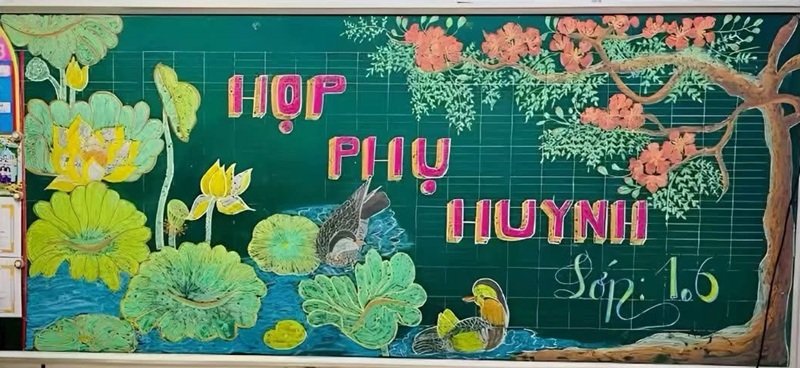trang trí bảng họp phụ huynh 9