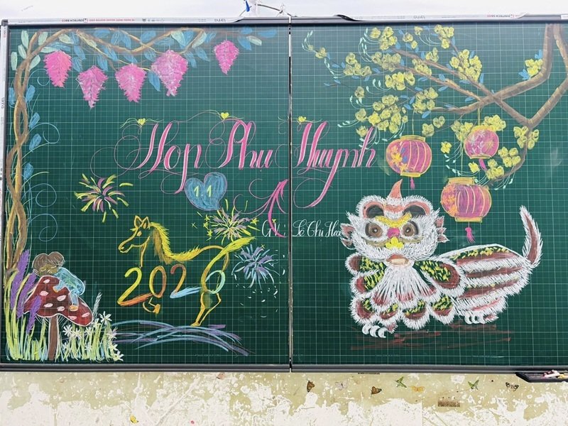 trang trí bảng họp phụ huynh đầu năm