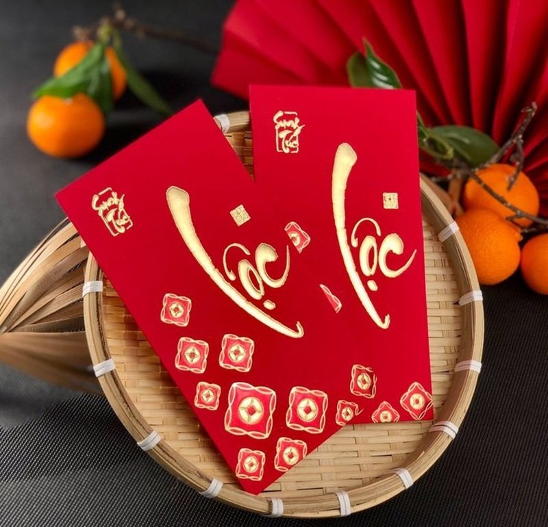 trang trí bao lì xì 1