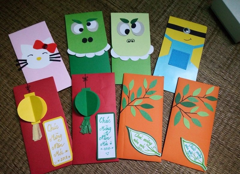 trang trí bao lì xì 17